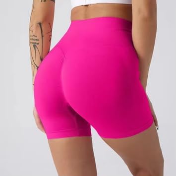 Women's Seamless High Waist Butt Lift Biker Shorts, Yoga Workout