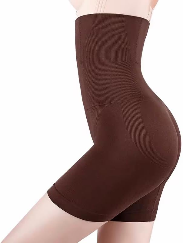 Women's High Waist Body Shaper Shorts, Tummy Control, Mid-Thigh Shapewear