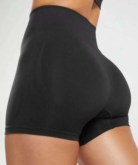 Women Gym Yoga Shorts Seamless Tight Legging High Waist Scrunch Butt Workout Running Yoga Pants Leggings for Sport