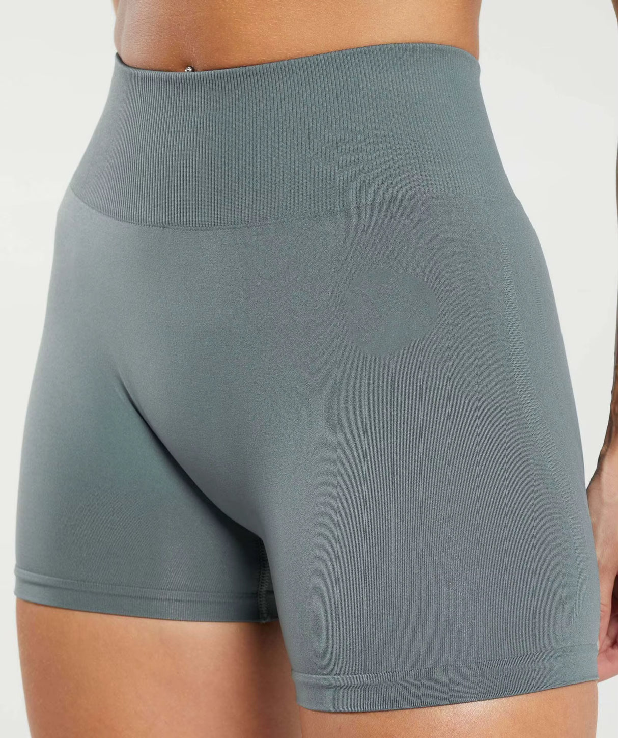 Women Gym Yoga Shorts Seamless Tight Legging High Waist Scrunch Butt Workout Running Yoga Pants Leggings for Sport