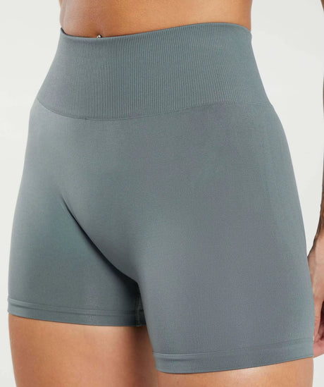 Women Gym Yoga Shorts Seamless Tight Legging High Waist Scrunch Butt Workout Running Yoga Pants Leggings for Sport
