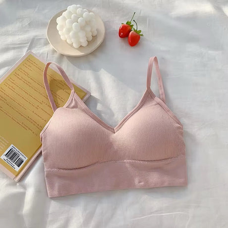 New Sexy Brassiere Wireless Bralette Sports Yoga Bra U X-cross Back Tube Top Wrapped Chest Girl Lady Vest Seamless Bra Tube Top