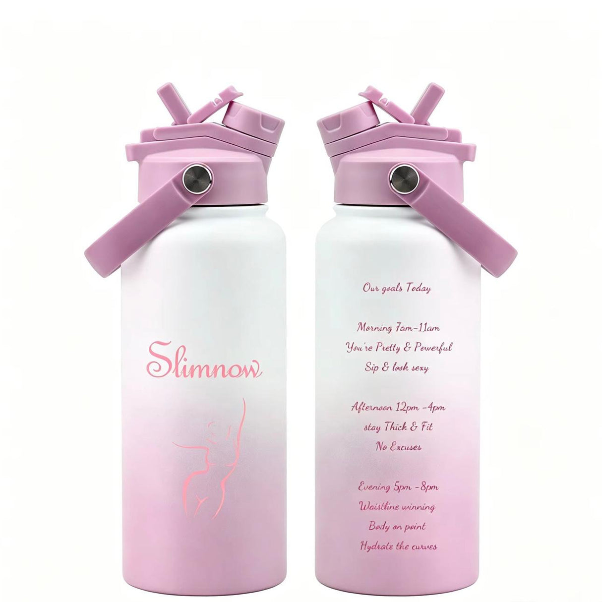 Slim now Stainless Steel Tumbler Drinking Sports Water Bottle Double Wall Vacuum Flask Thermal 32oz (946ml)
