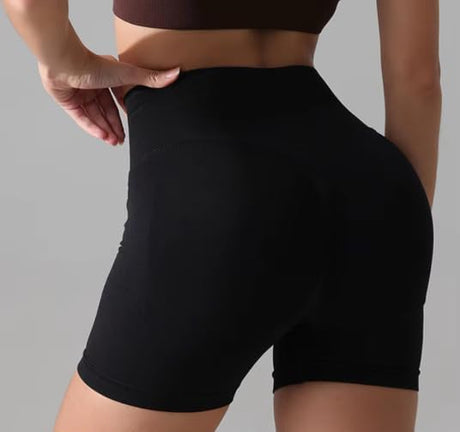 Women's Seamless High Waist Butt Lift Biker Shorts, Yoga Workout