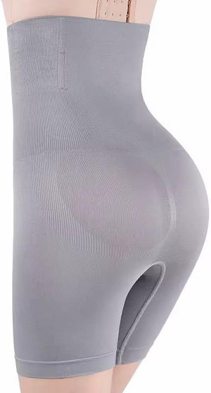 Women's High Waist Body Shaper Shorts, Tummy Control, Mid-Thigh Shapewear