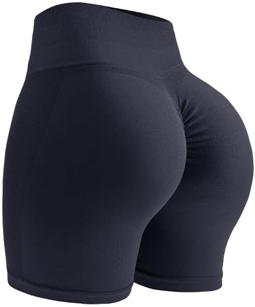 Women's Seamless High Waist Butt Lift Biker Shorts, Yoga Workout
