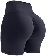 Women's Seamless High Waist Butt Lift Biker Shorts, Yoga Workout