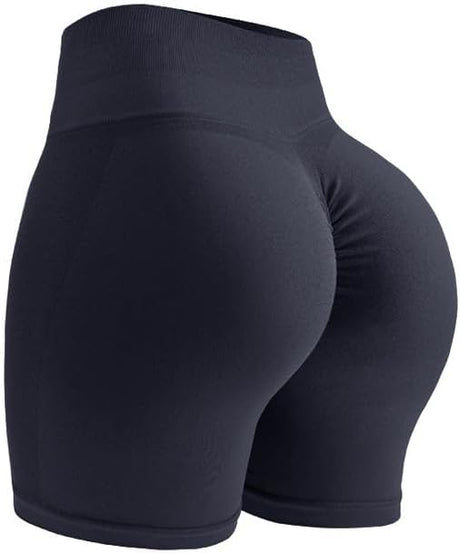 Women's Seamless High Waist Butt Lift Biker Shorts, Yoga Workout