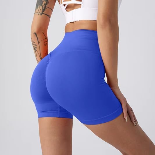 Women's Seamless High Waist Butt Lift Biker Shorts, Yoga Workout