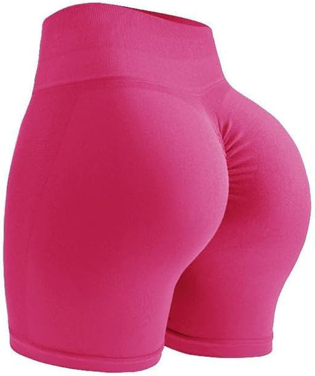 Women's Seamless High Waist Butt Lift Biker Shorts, Yoga Workout