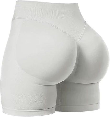 Women's Seamless High Waist Butt Lift Biker Shorts, Yoga Workout