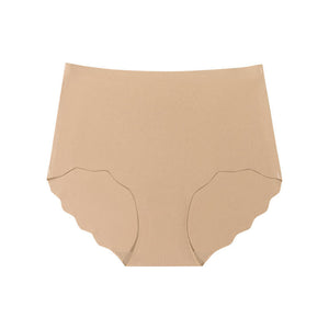 High Waist Ice Silk Brief Underwear Female Traceless Seamless Hipster Panties Breathable Knickers Women Panties
