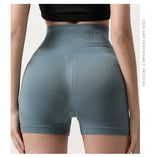 Custom Logo Women Sports Wear Fitness Scrunch Butt Lift Gym Seamless Pants High Waist Yoga Leggings Shorts
