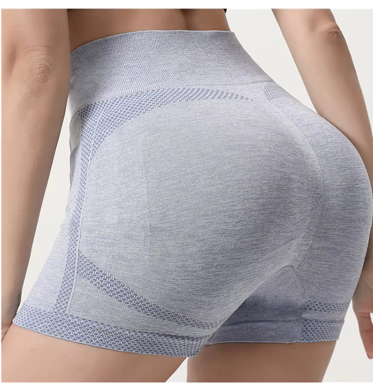 Custom Logo Women Sports Wear Fitness Scrunch Butt Lift Gym Seamless Pants High Waist Yoga Leggings Shorts