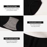 Breathable Solid Knitted Nylon Everyday Women's Hipster Underwear High-Rise Elastic Soft Panties