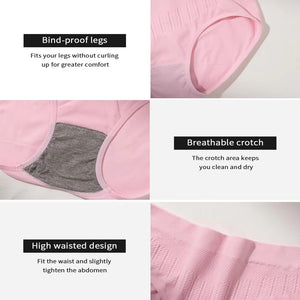 Breathable Solid Knitted Nylon Everyday Women's Hipster Underwear High-Rise Elastic Soft Panties