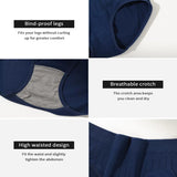 Breathable Solid Knitted Nylon Everyday Women's Hipster Underwear High-Rise Elastic Soft Panties