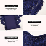 Women's Sexy Lace Thong V-Shaped Waist Head Design Briefs Custom Label Logo Breathable Seamless Underwear Panty