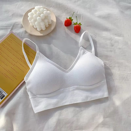 New Sexy Brassiere Wireless Bralette Sports Yoga Bra U X-cross Back Tube Top Wrapped Chest Girl Lady Vest Seamless Bra Tube Top