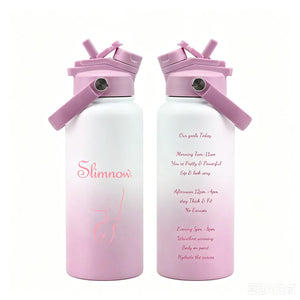 Slim now Stainless Steel Tumbler Drinking Sports Water Bottle Double Wall Vacuum Flask Thermal 32oz (946ml)