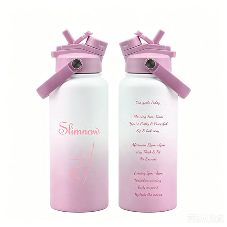 Slim now Stainless Steel Tumbler Drinking Sports Water Bottle Double Wall Vacuum Flask Thermal 32oz (946ml)