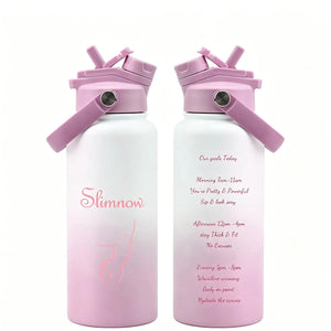Slim now Stainless Steel Tumbler Drinking Sports Water Bottle Double Wall Vacuum Flask Thermal 32oz (946ml)